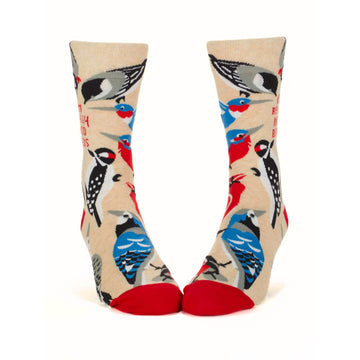 I'm Really Into Birds M-Crew Socks